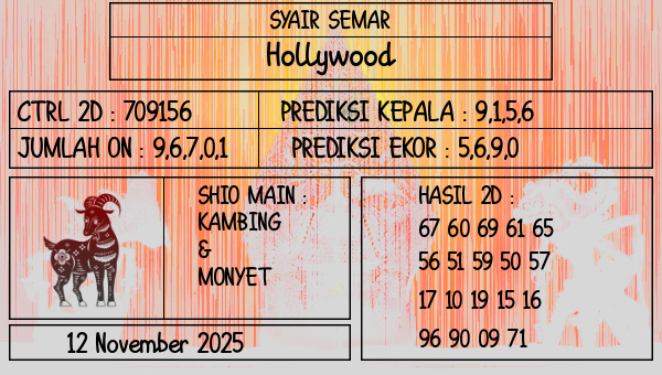 SYAIR SEMAR - Hollywood