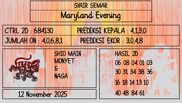 SYAIR SEMAR - Maryland Evening