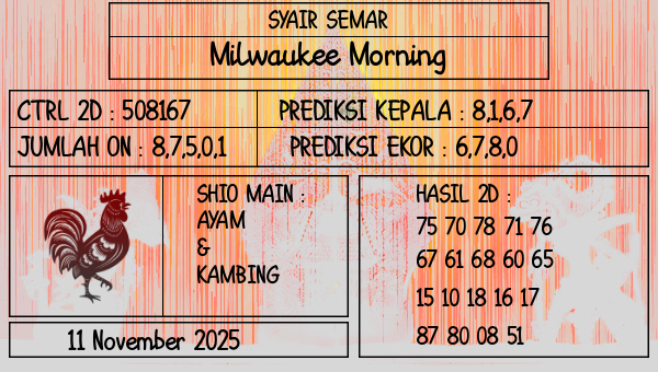 SYAIR SEMAR - Milwaukee Morning