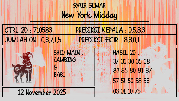 SYAIR SEMAR - New York Midday