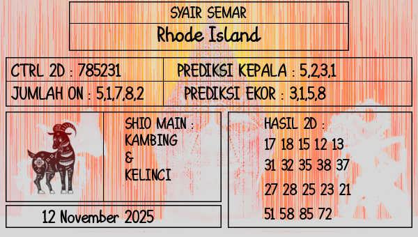 SYAIR SEMAR - Rhode Island