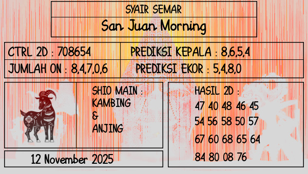 SYAIR SEMAR - San Juan Morning