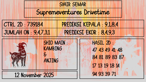 SYAIR SEMAR - Supremeventures Drivetime