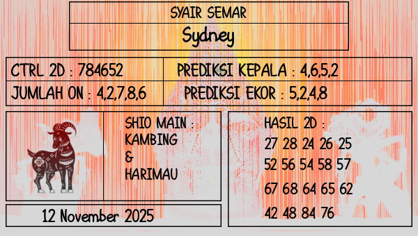 SYAIR SEMAR - Sydney