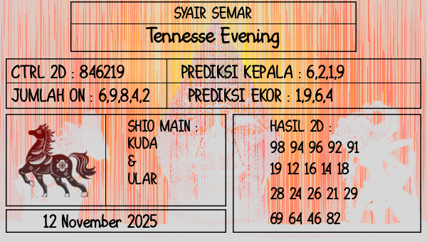SYAIR SEMAR - Tennesse Evening