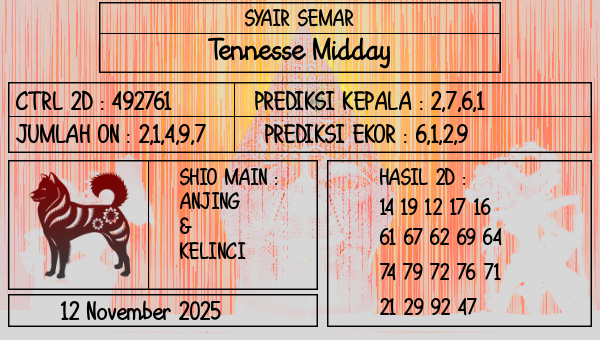 SYAIR SEMAR - Tennesse Midday
