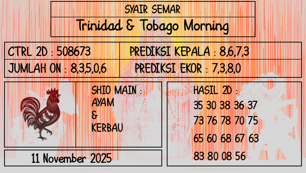 SYAIR SEMAR - Trinidad & Tobago Morning