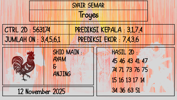 SYAIR SEMAR - Troyes