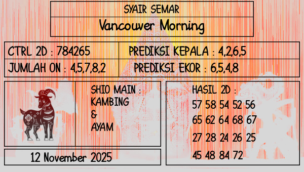 SYAIR SEMAR - Vancouver Morning