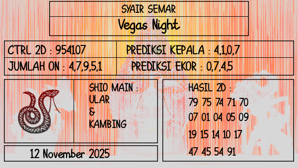 SYAIR SEMAR - Vegas Night