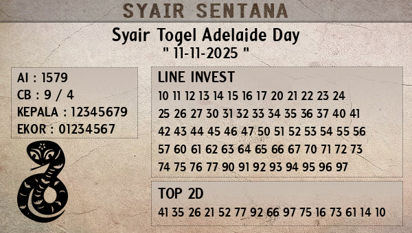  - Syair Togel Adelaide Day