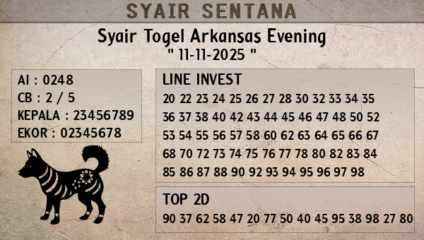 - Syair Togel Arkansas Evening