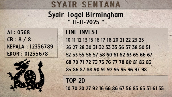  - Syair Togel Birmingham