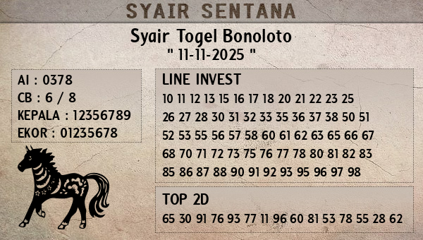  - Syair Togel Bonoloto