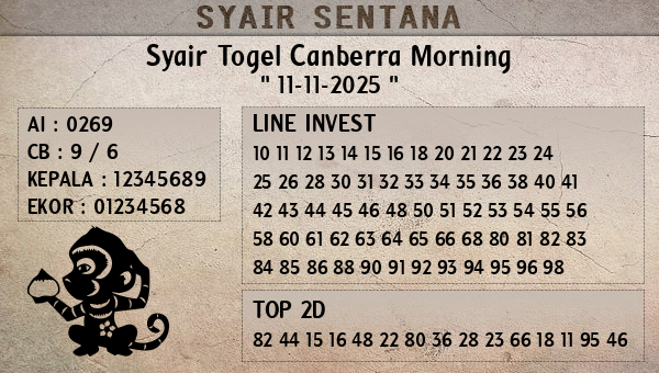  - Syair Togel Canberra Morning