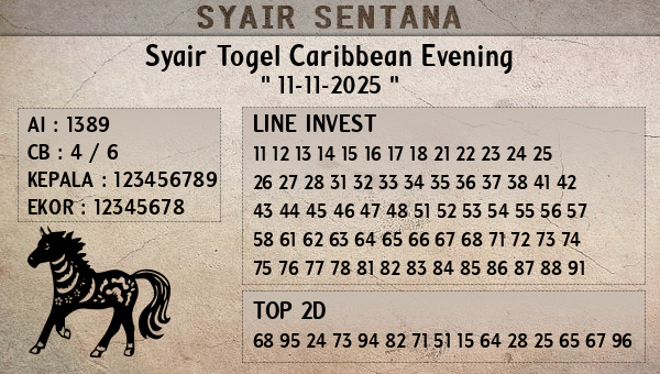 - Syair Togel Caribbean Evening