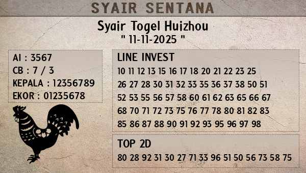  - Syair Togel Huizhou