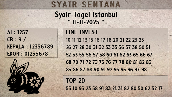 - Syair Togel Istanbul