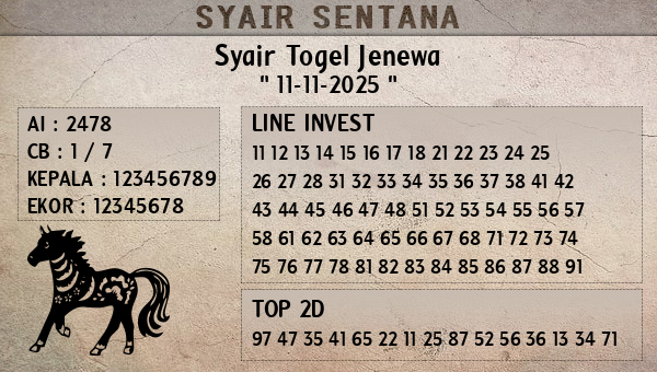  - Syair Togel Jenewa