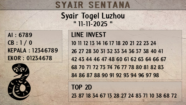  - Syair Togel Luzhou