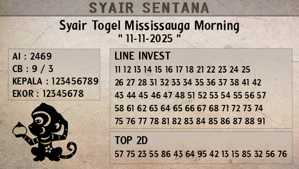  - Syair Togel Mississauga Morning