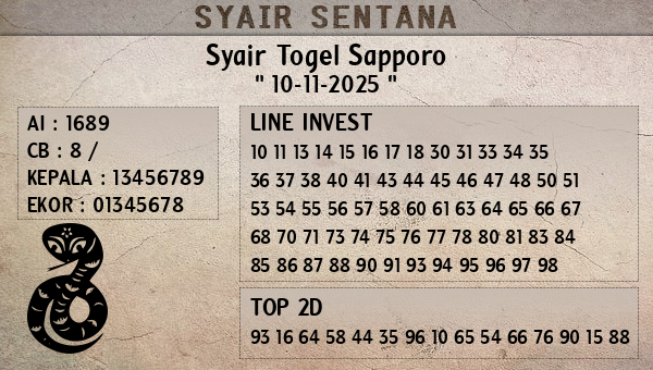  - Syair Togel Sapporo