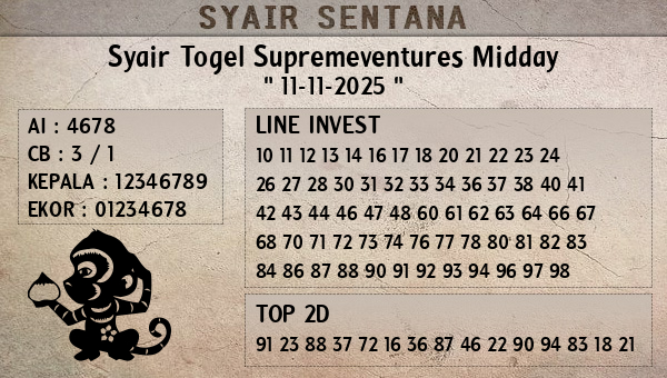 - Syair Togel Supremeventures Midday
