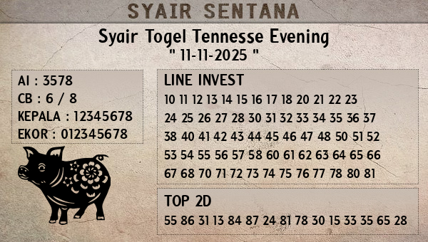  - Syair Togel Tennesse Evening