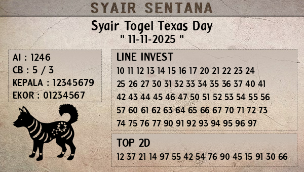  - Syair Togel Texas Day