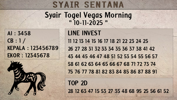  - Syair Togel Vegas Morning