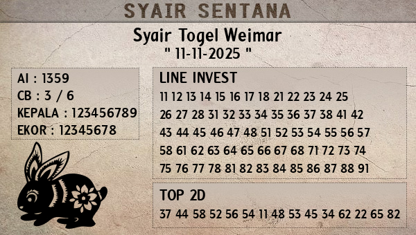 - Syair Togel Weimar