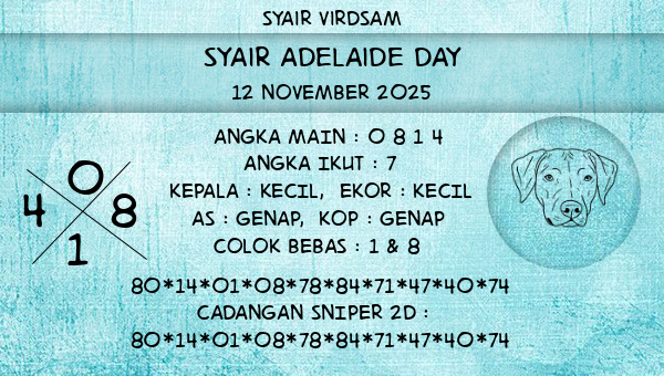 Syair Virdsam - Syair Adelaide Day