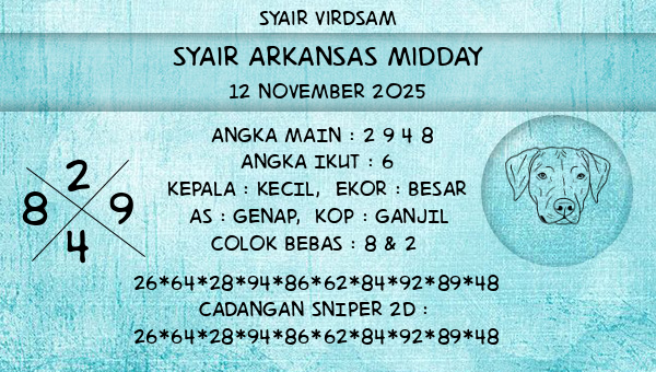 Syair Virdsam - Syair Arkansas Midday