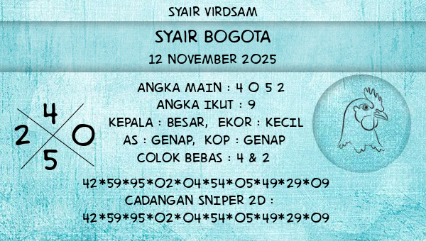 Syair Virdsam - Syair Bogota