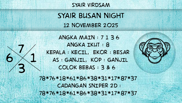 Syair Virdsam - Syair Busan Night