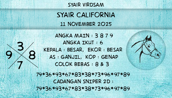 Syair Virdsam - Syair California