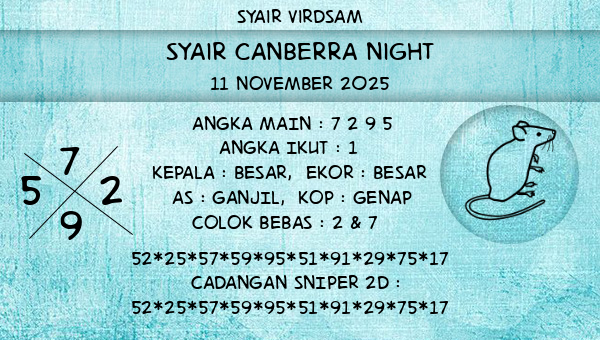 Syair Virdsam - Syair Canberra Night