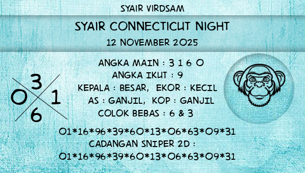 Syair Virdsam - Syair Connecticut Night