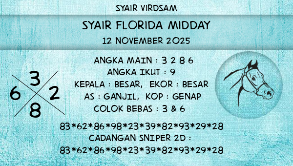Syair Virdsam - Syair Florida Midday