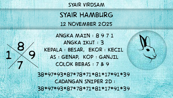 Syair Virdsam - Syair Hamburg