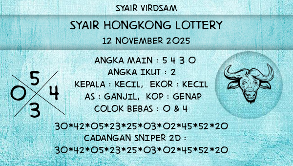 Syair Virdsam - Syair Hongkong Lottery