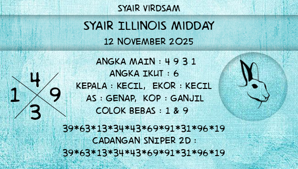 Syair Virdsam - Syair Illinois Midday