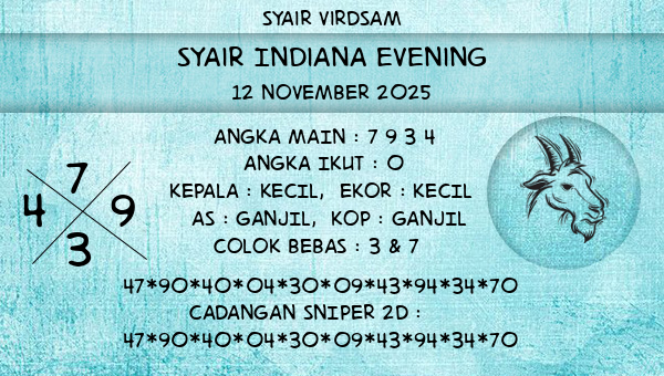 Syair Virdsam - Syair Indiana Evening