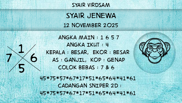Syair Virdsam - Syair Jenewa