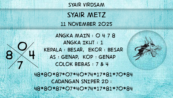 Syair Virdsam - Syair Metz