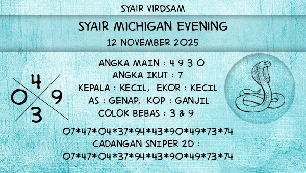 Syair Virdsam - Syair Michigan Evening