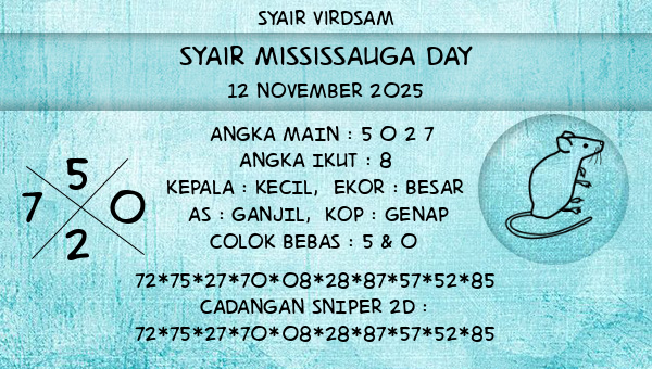 Syair Virdsam - Syair Mississauga Day