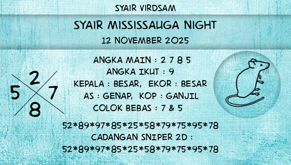 Syair Virdsam - Syair Mississauga Night