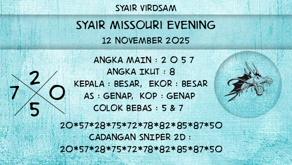 Syair Virdsam - Syair Missouri Evening