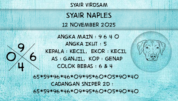 Syair Virdsam - Syair Naples